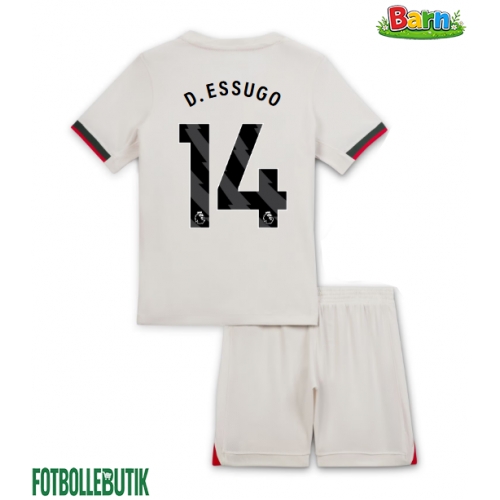 Chelsea Dario Essugo #14 Bortaställ Barn 2025-26 Kortärmad (+ Korta byxor)